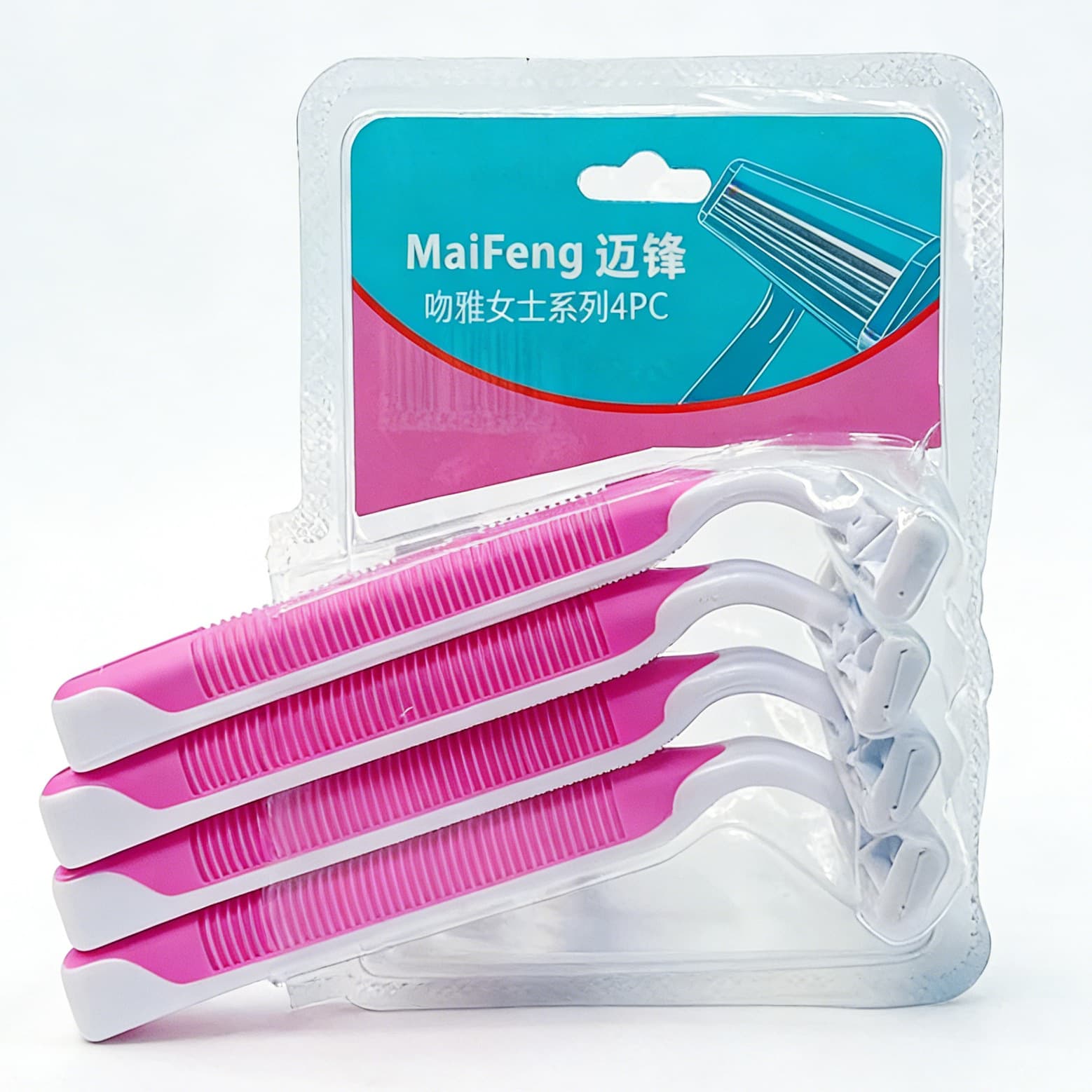 Women's Razor, Lady Shaver, Hair Remover for Legs and Underarms, Female Razor, 4-Pack Value Set