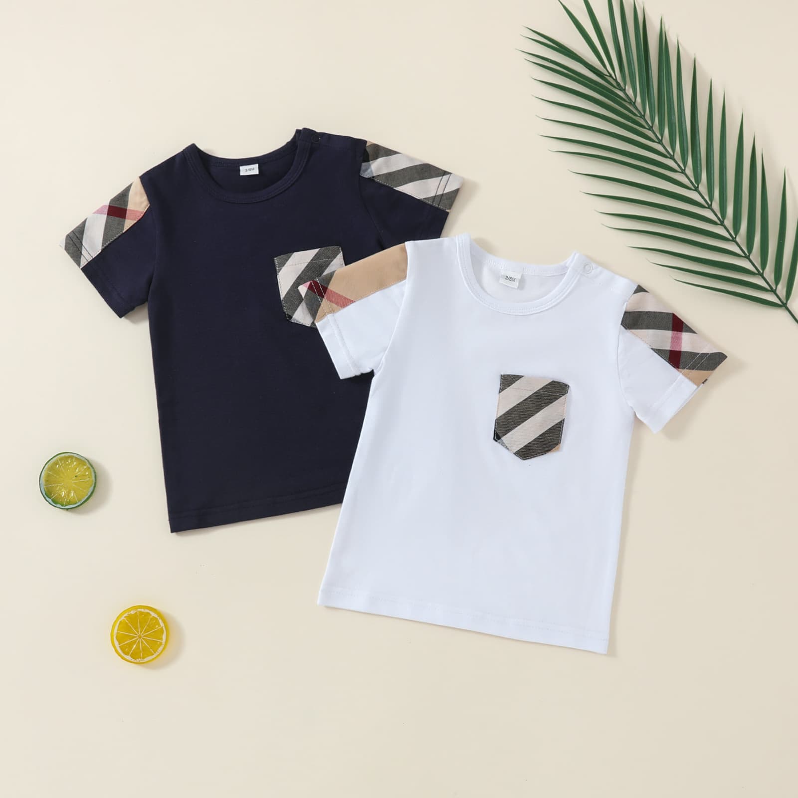 0-2 Years Kids T-Shirt Short Sleeve Undershirt Boys Girls Baby Top Infant Clothing Summer Cotton Baby
