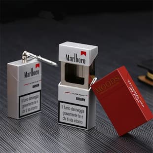Creative Ashtray Portable Pocket Mini Ash Tray Slide-Out Personalized Storage Box Advertising Promotional Logo Custom for Men
