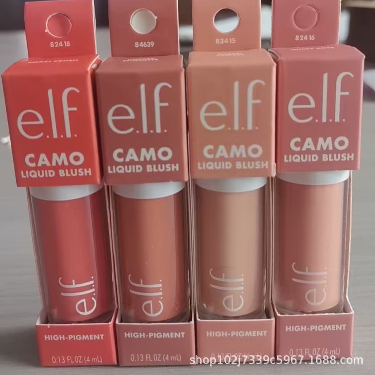 In Stock elf Camo Liquid Blush New Liquid Blush Pigmented CORAL CRUSH 4ml Lipstick