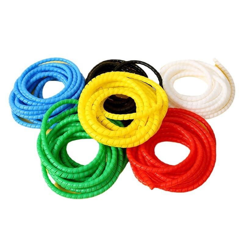 Spiral Protective Sleeve Cable Wrap Tube Cable Organizer PP Spiral Protective Sleeve Hydraulic Hose Cover