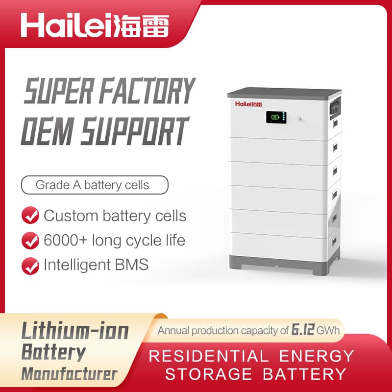 Cross-Border New Product High Voltage Stackable Household Energy Storage Battery 307V 50Ah Solar Power Generation System Energy Storage for Export