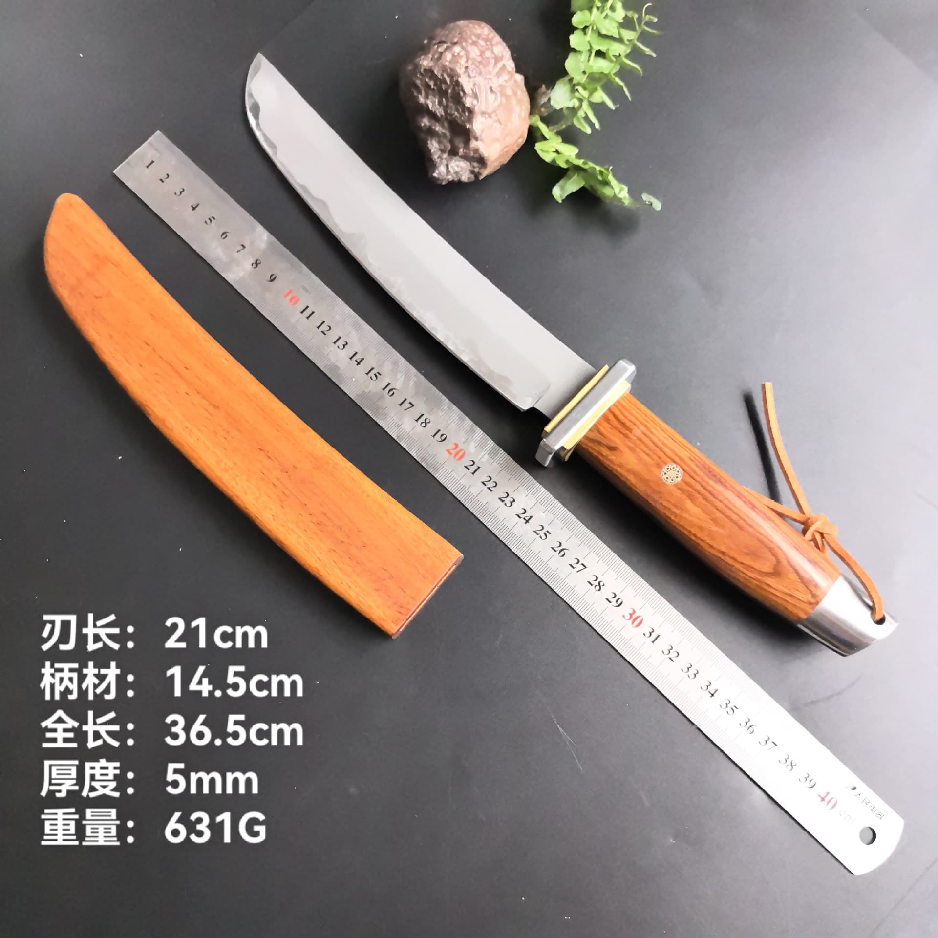 Cross-border outdoor knife integrated keel knife high hardness self-defense samurai sword outdoor survival tactical straight knife