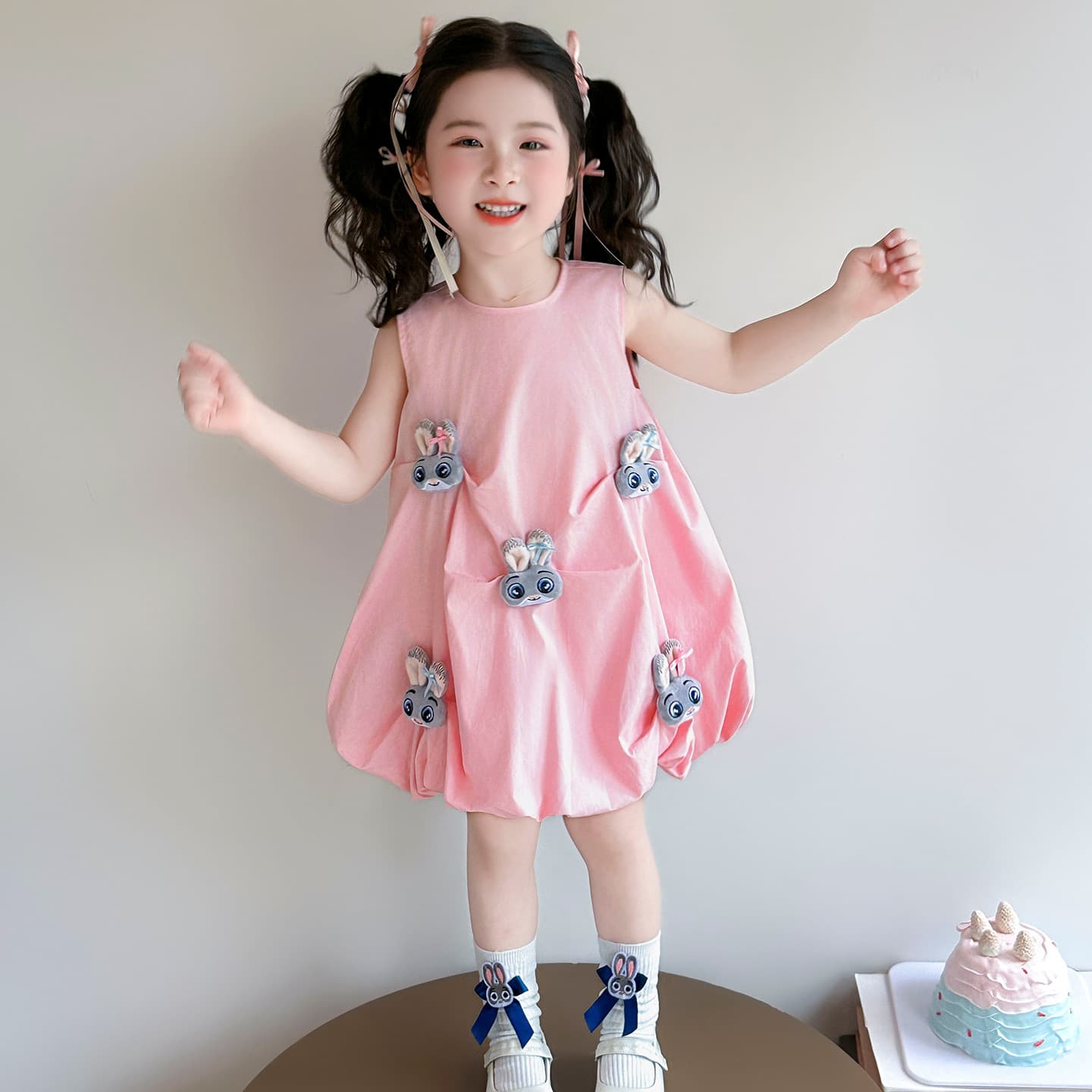 Girls' Summer Dress, Children's Sleeveless Vest Floral Skirt, 2026 New Stylish Baby Girl Princess Dress