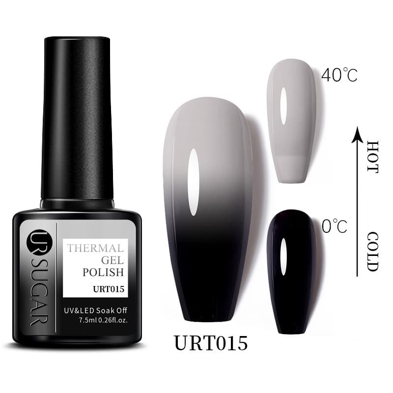 URSUGAR Nail Temperature Color Change Gel Polish - Japanese Gradient Glitter Long-Lasting Color-Changing UV Gel Nail Polish Wholesale
