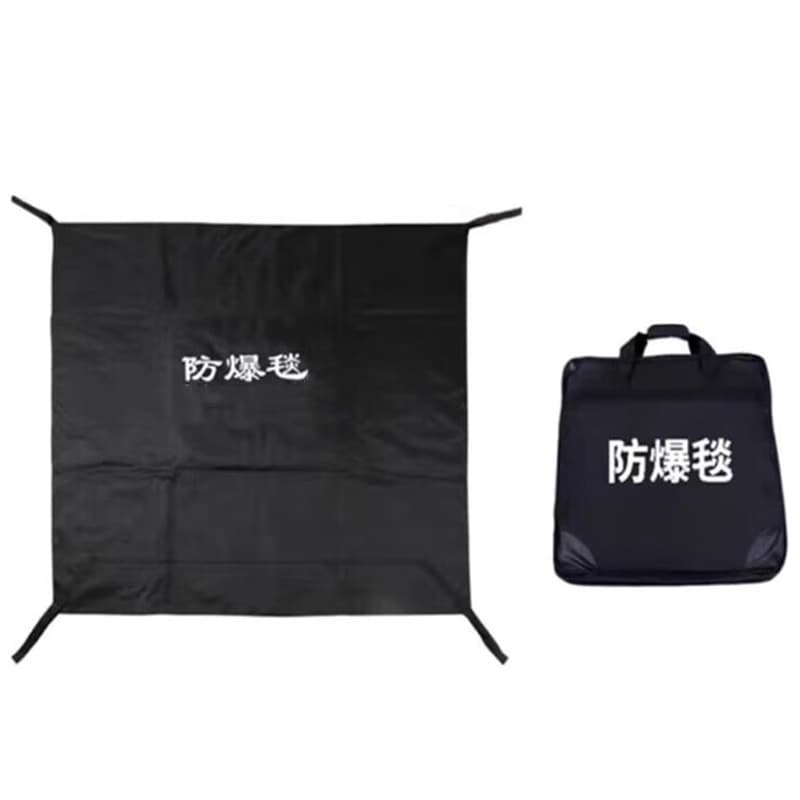 Explosion-Proof Blanket, Blast Barrier Equipment, Containment Vessel for Checkpoint Security, 1.2m Single Blanket with Bag