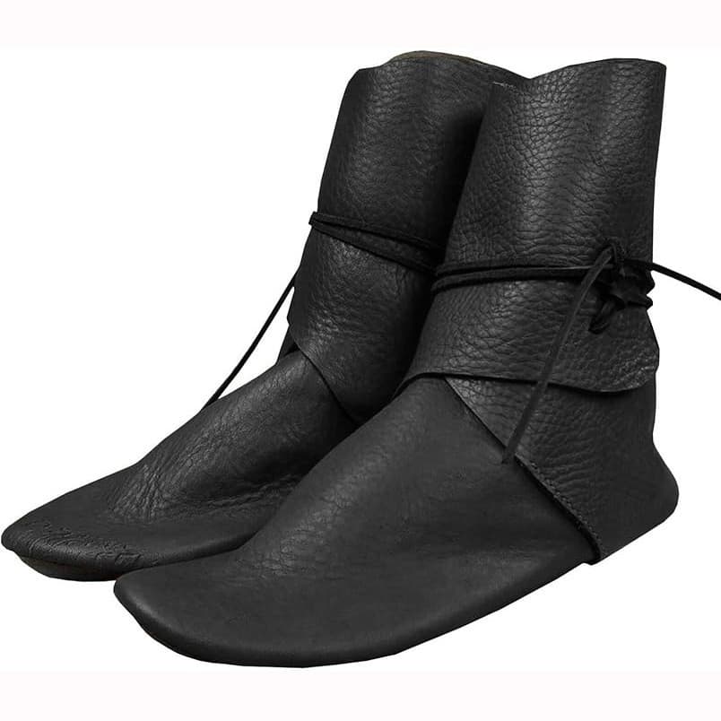 Amazon 2025 Cross-border Trade New Style European and American Retro Medieval Renaissance Men's Lace-up Ankle Boots