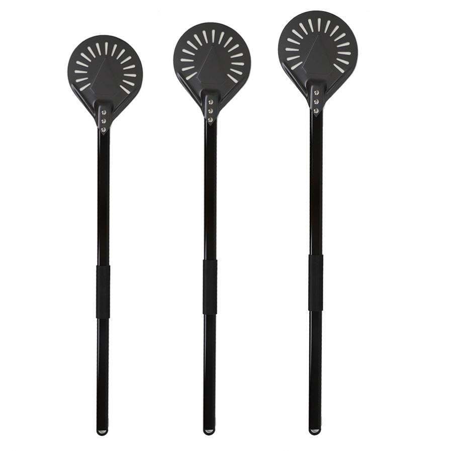 Thickened Extended 7 Inch 8 Inch 9 Inch Pizza Peel Turning Transfer Peel Cross-border Perforated Anodized Pizza Peel