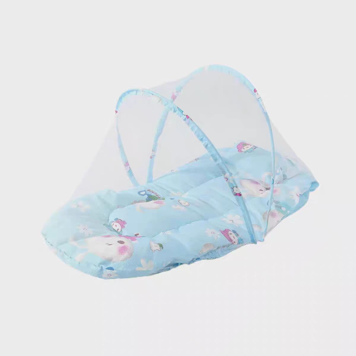 Baby mosquito net, foldable no-installation anti-mosquito cover, cross-border fully enclosed with cotton pad and pillow, universal for infants