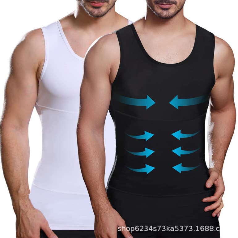 Men's Invisible Slimming Vest 3rd Generation Tummy Control Shapewear Breathable Body Shaper Top