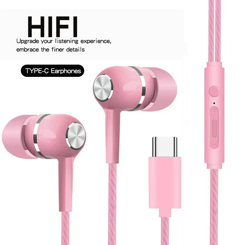 S12 LeTV Type-C In-Ear Earphones with Mic, Heavy Bass, for Huawei Xiaomi Phones, Gaming, Karaoke