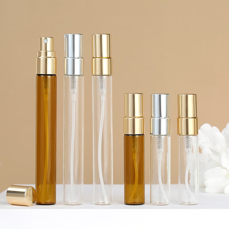 5ml 10ml Glass Perfume Bottle Spray Bottle Anodized Aluminum Nozzle Perfume Sample Bottle Perfume Bottle