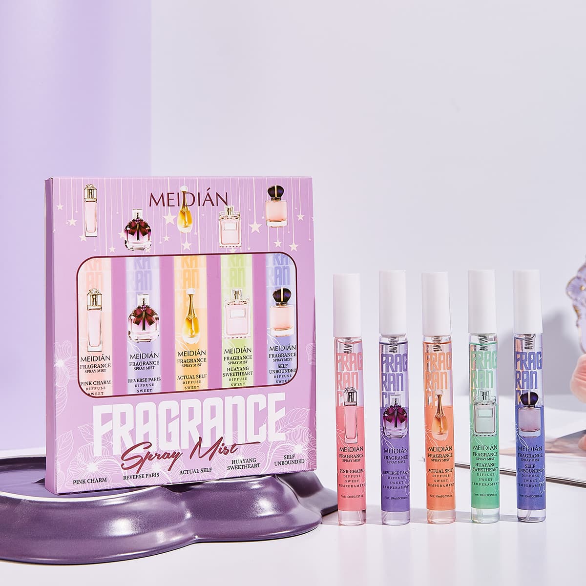 Beach Digital Perfume Spray Set Body Hair Fragrance Body Spray Brazil Rio Summer Cross-Border Supply