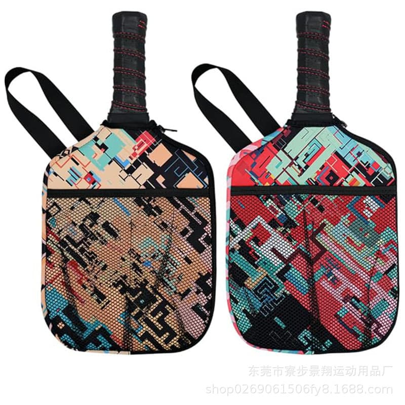 Wholesale Diving Material Pickleball Racket Bag Table Tennis Racket Case Neoprene Zipper Beach Tennis Bag Protective Cover