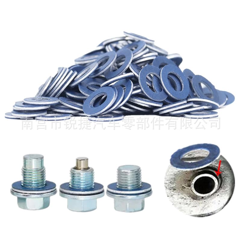 1056006000 Car Oil Drain Bolt Oil Pan Drain Magnetic Screw Gasket for Toyota Lexus