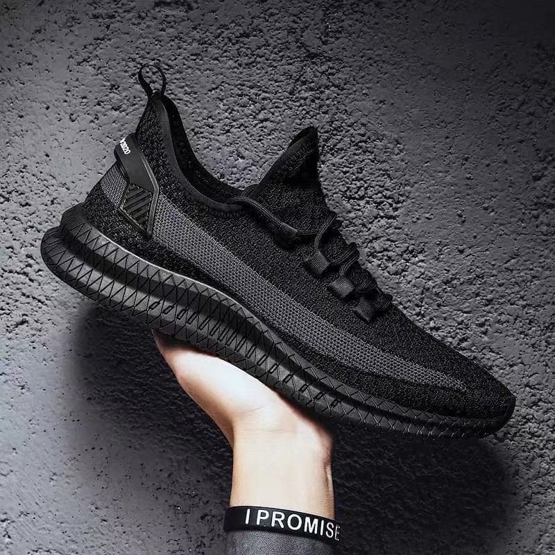 Factory Men's Sneakers Wholesale New Breathable Trendy Spring/Autumn Sports Shoes Flywoven Casual Mesh Cloth Shoes Drop Shipping