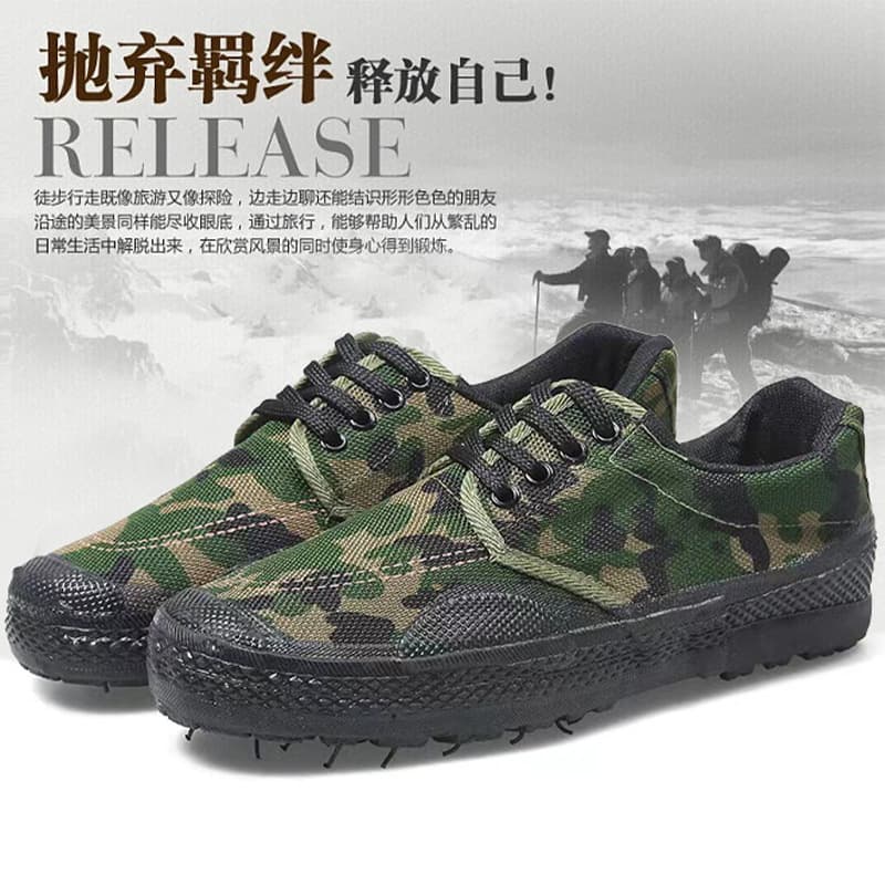 Wholesale Jiefang Shoes, Training Shoes, Student Training Military Training Shoes, Wear-Resistant, Breathable, Non-Slip, Construction Site Work Labor Protection Shoes, Rubber Shoes