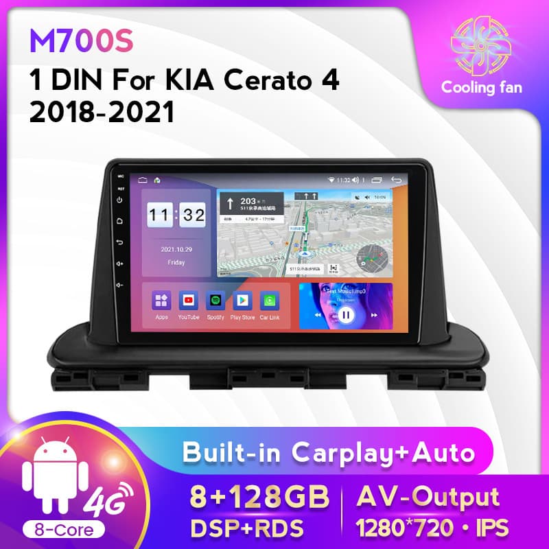 For Kia Cerato 4 2018-2021 Model Android Large Screen Car Navigation System