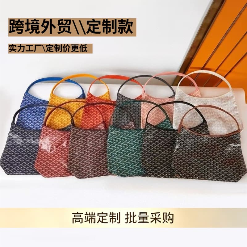 Large-capacity tote bag, shoulder bag for class commuting, dog tooth men's bag, functional bag, portable armpit women's bag