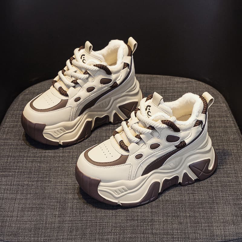 2026 Spring New Chunky Dad Sneakers for Women, Casual Fashion Sports Shoes, Versatile Style, Platform Thick Sole