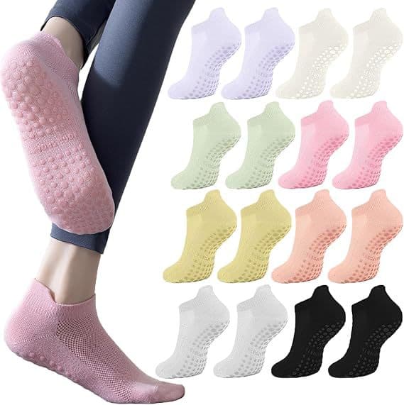 Cross-border Amazon Yoga Socks Non-slip Dot Grip Socks Indoor Fitness Pilates Short Socks Women's Sports Floor Socks