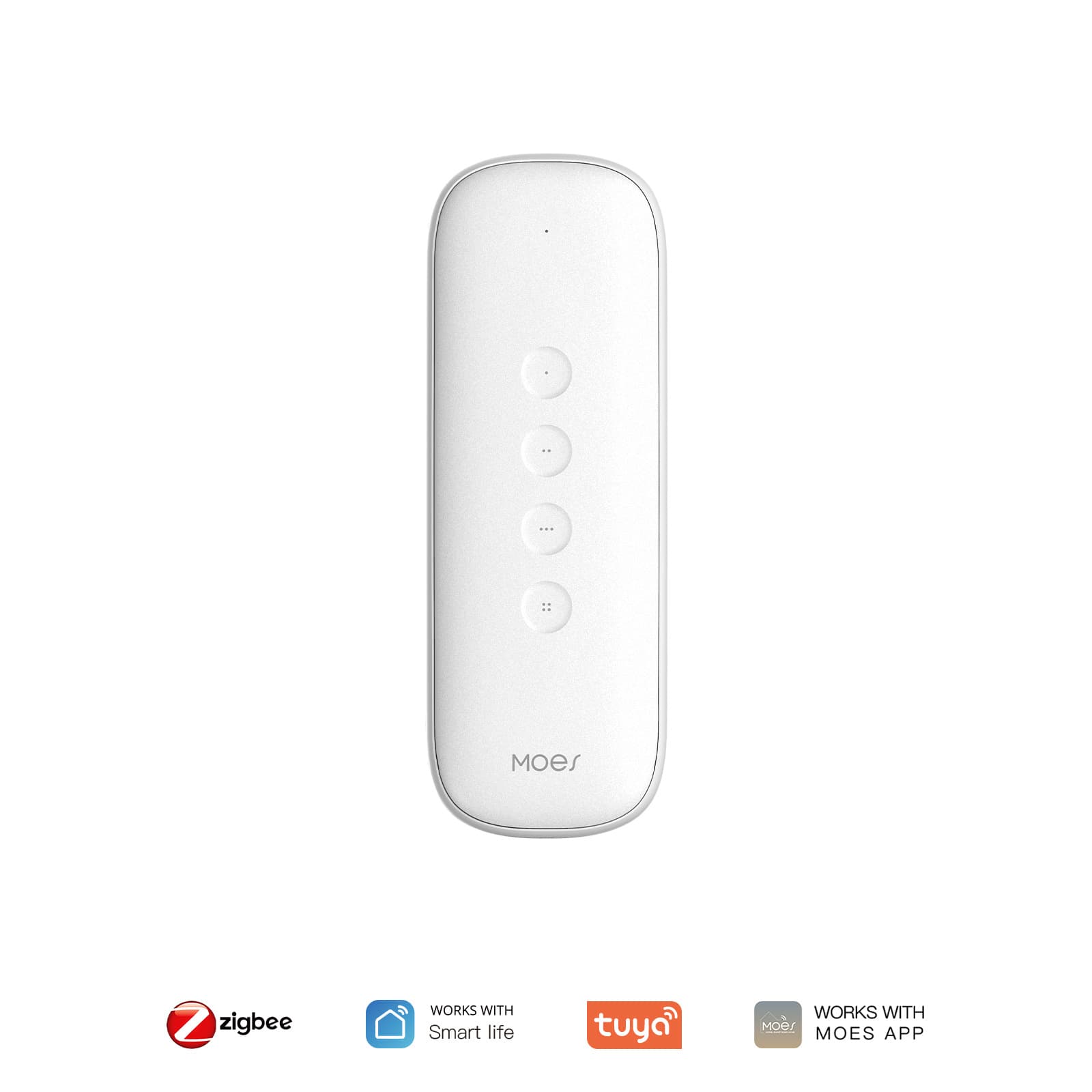 Zigbee Tuya Smart Home 4-Button Scene Smart Switch App Timer Wireless Scene Remote Control Sticker