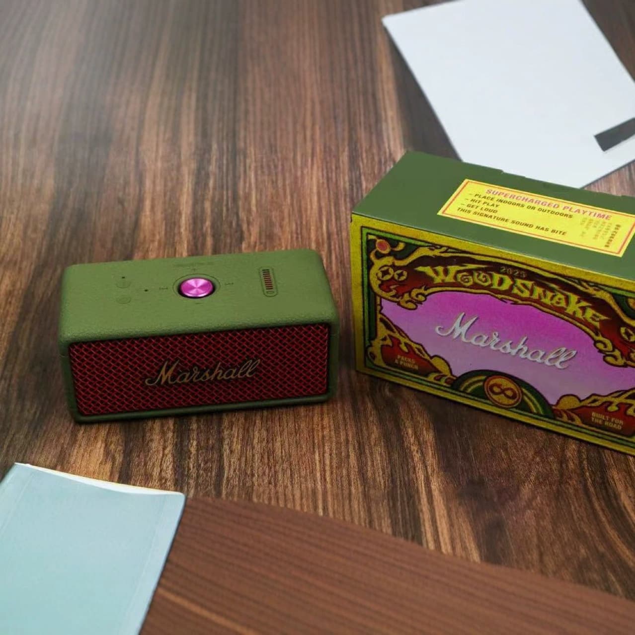 Suitable for Cross-Border Use, Emberton III Third-Generation New Year's Limited Edition Marshall Bluetooth Speaker with Portable Heavy Bass