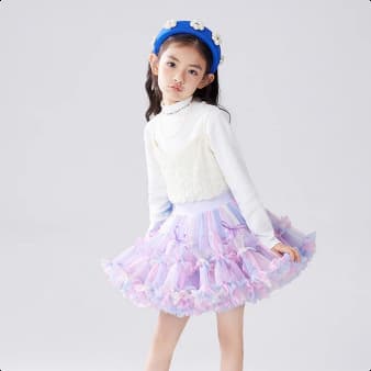 2026 New Girls Bow Tutu Skirt Children Princess Skirt Puffy Skirt Cute Girls Half Skirt Short Skirt