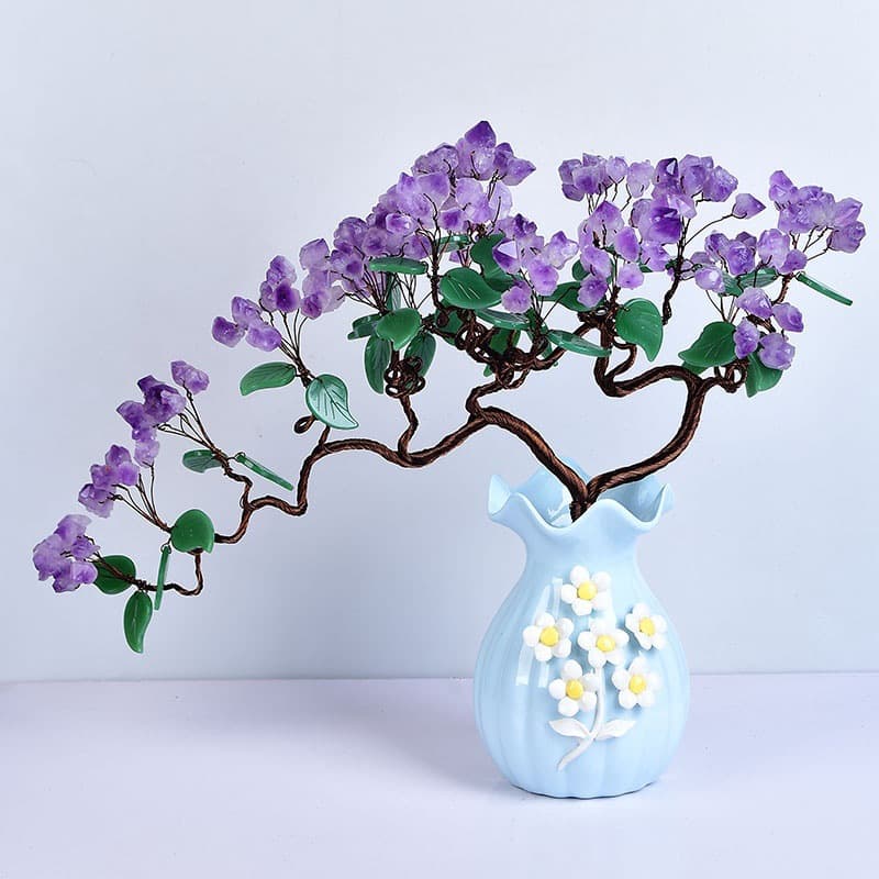 Amethyst Money Tree Citrine Money Tree Home Furnishings Living Room Entrance Wine Cabinet Shop Opening Housewarming Gift