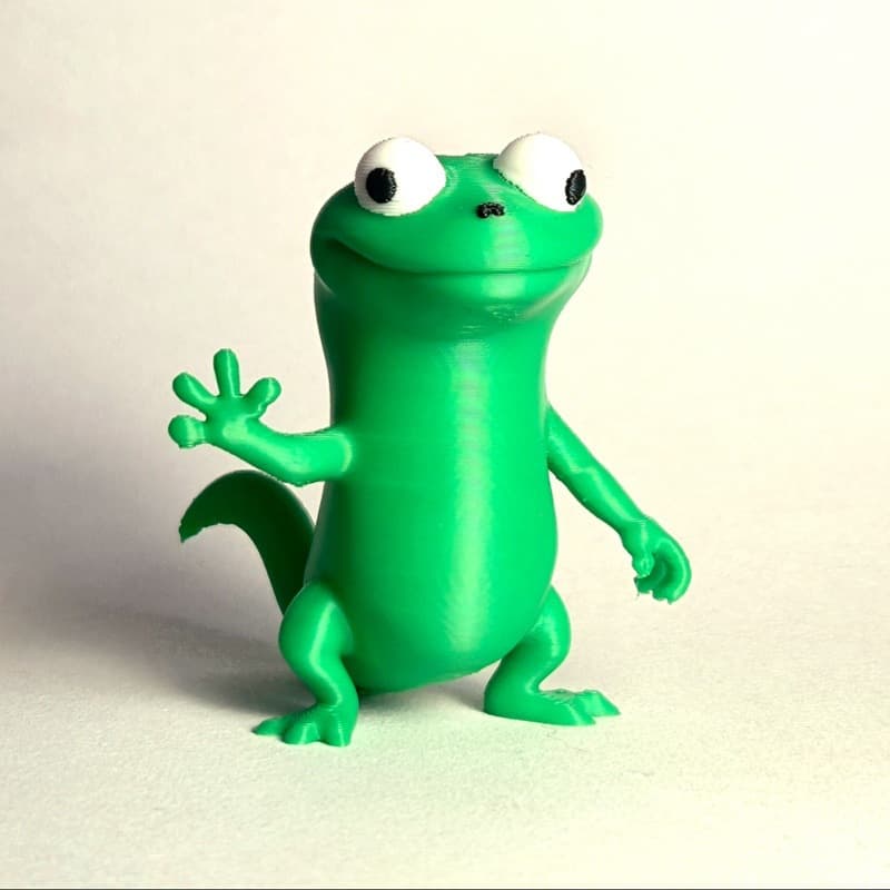 Cross-border New Lizard Meme Decoration Creative Funny Lizard Desktop Ornament Home Decor 3D Printed Figurine