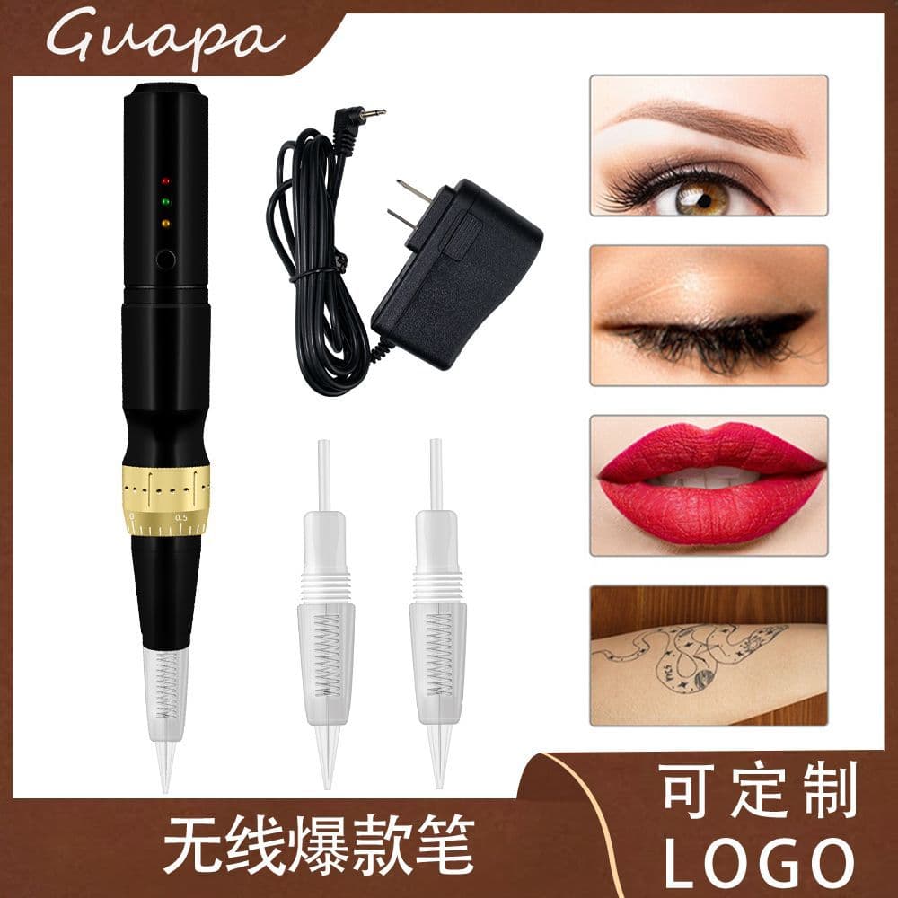 No Wires Microblading Tattoo Pen for Eyebrows Eyeliner Lips