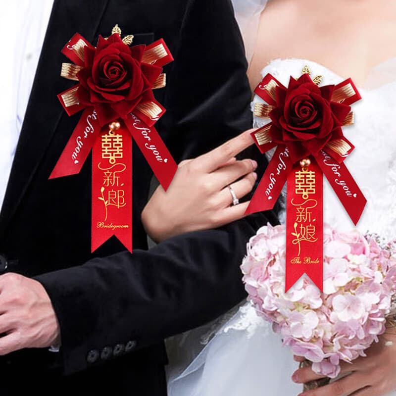 Complete Collection of Wedding Corsages for Groom, Bride, Parents, Family, Bridesmaids, and Groomsmen