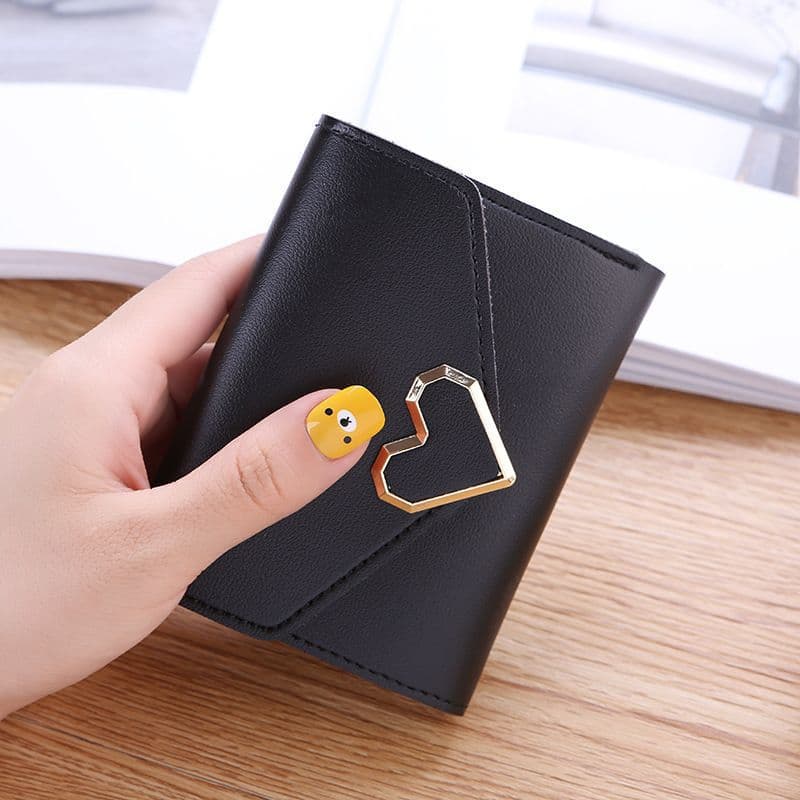 New wallet with ancient style and Chinese elements, short coin purse for junior high school students, small wallet, simple multi-functional large-capacity card holder