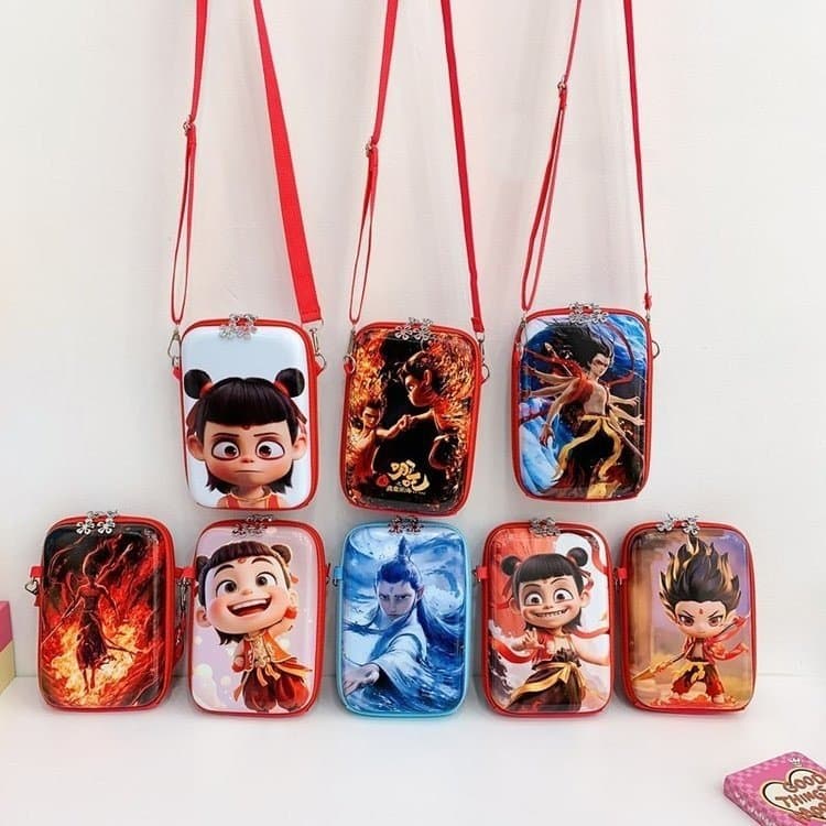 2025 New Children's Phone Bag, Trendy, Fresh, Sweet, Cartoon, Creative, Simple, Kids' Single Shoulder Crossbody Bag
