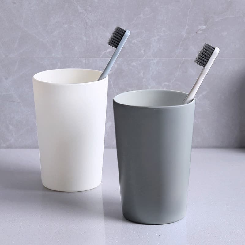 Simple toothbrush cup, wash cup, drinking cup, household toothbrush cup, couple cup, frosted plastic mouthwash cup