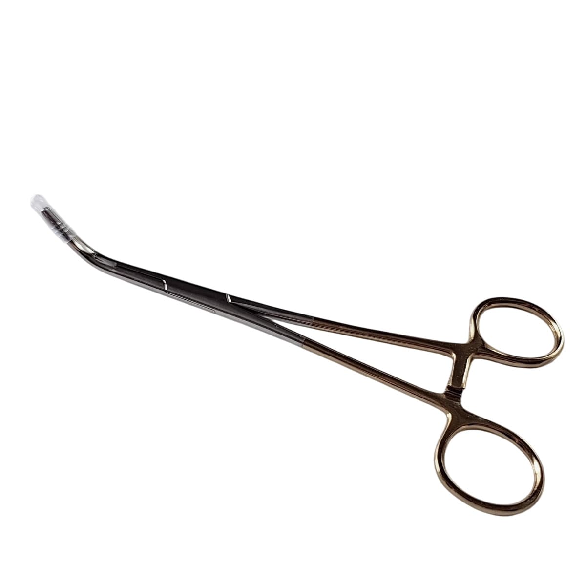 Gold Handle Stainless Steel Guide Wire Introducing Forceps, Tracheostomy Tube Guide Forceps, Perforated Catheter Guide Forceps, Dilatation Instrument Forceps