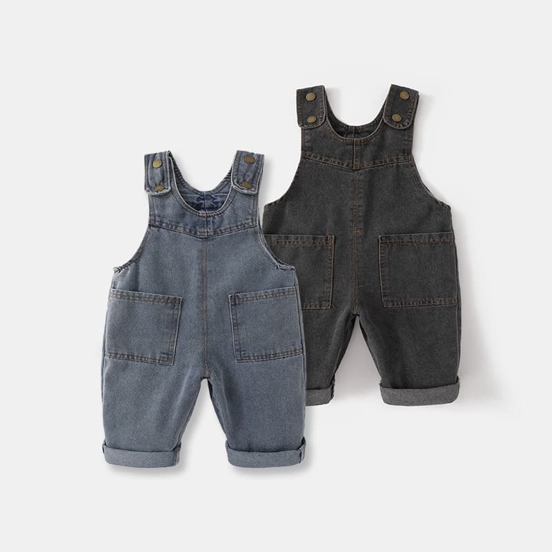 Adorable Baby Denim Overalls Korean Style Spring Autumn New Arrival Girls Bib Pants Large PP Infant Clothing Boys And Girls
