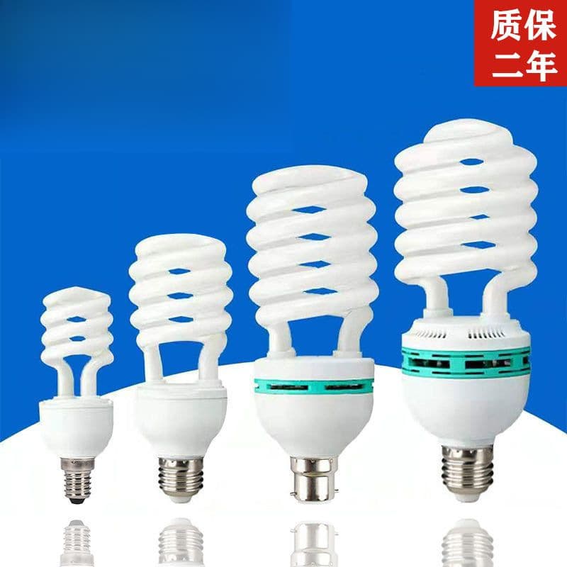 Buy Nine Get One Free, Ultra-Bright Pure Tri-Color Cool White Screw Base Bulb, Spiral Pattern Household Bulb, Industrial Expert's Choice