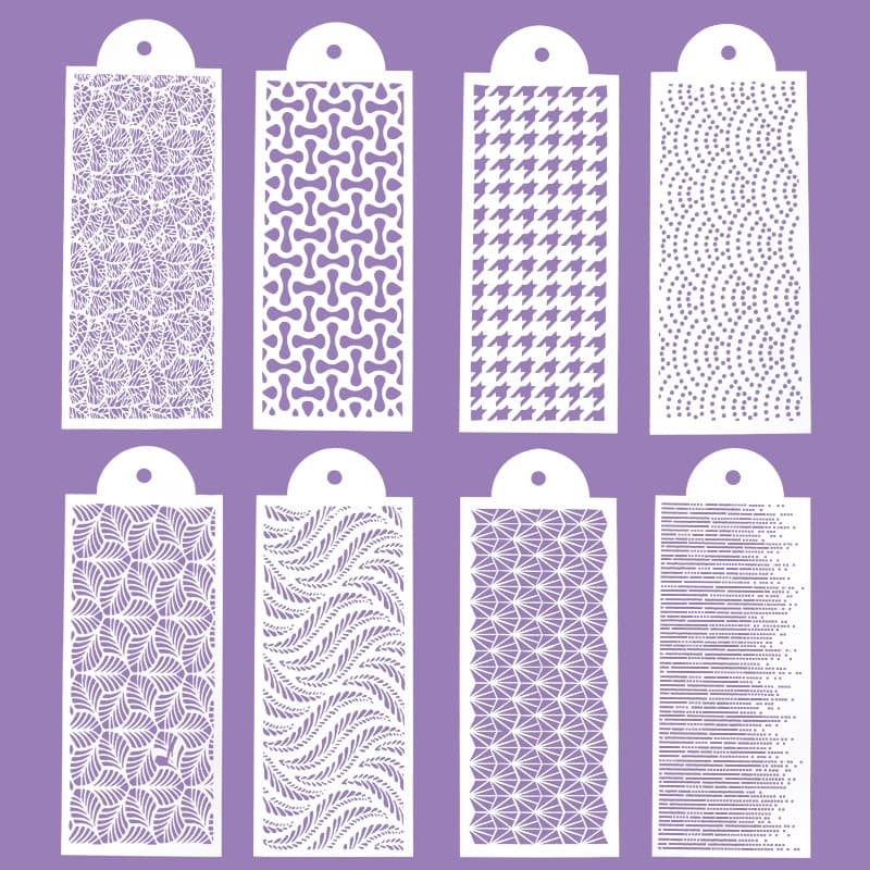 Cross-border Cake Stencil Spray Mold Cake Edge Printing Mold Bread Cookie Sugar Powder Sieve Cake Printing Mold Factory Wholesale