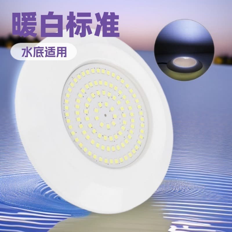 Cross-border E-commerce LED Spa Pool Light RGB 12W with External Controller for Nightscape Fish Ponds