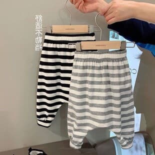 Baby Big Hip Pants Summer Boy Girl Spring Autumn Thin Mosquito Repellent Pants Kids Baby Big Bottom Loose Harem Pants
