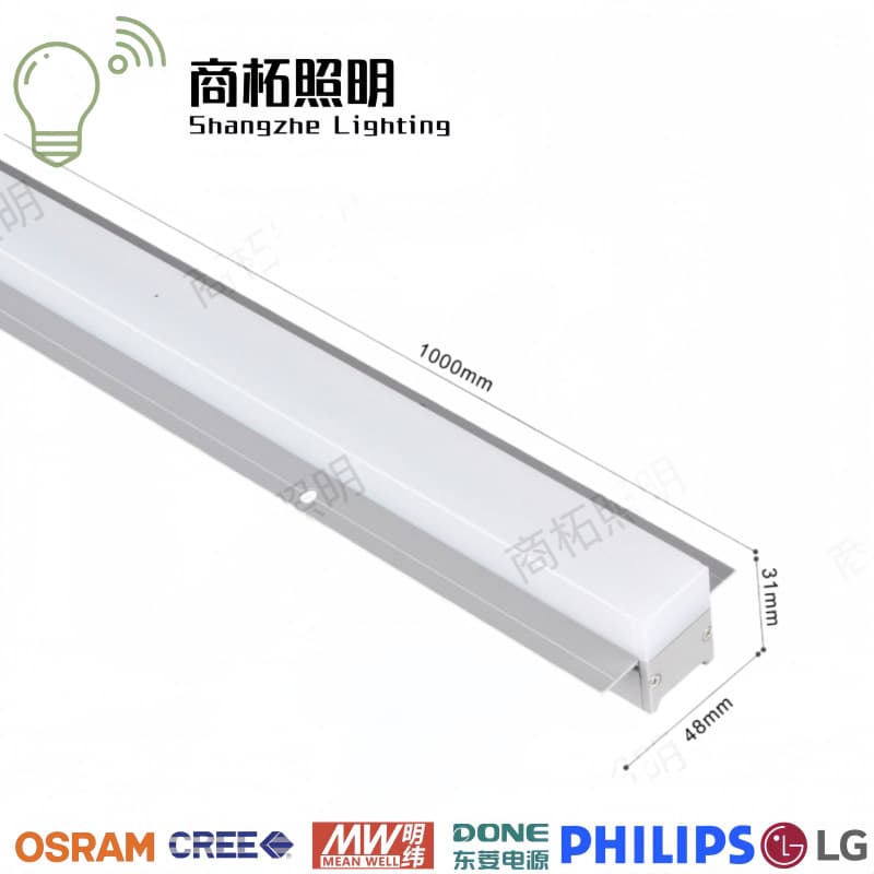 Factory Direct Outdoor Waterproof LED Linear Light RGB 512 External Control Guardrail Tube Seamless Connection Contour Light
