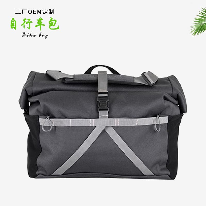 Bicycle Bag Folding Bike Extra Large Roll-Top Bag Front and Rear Bag Customizable