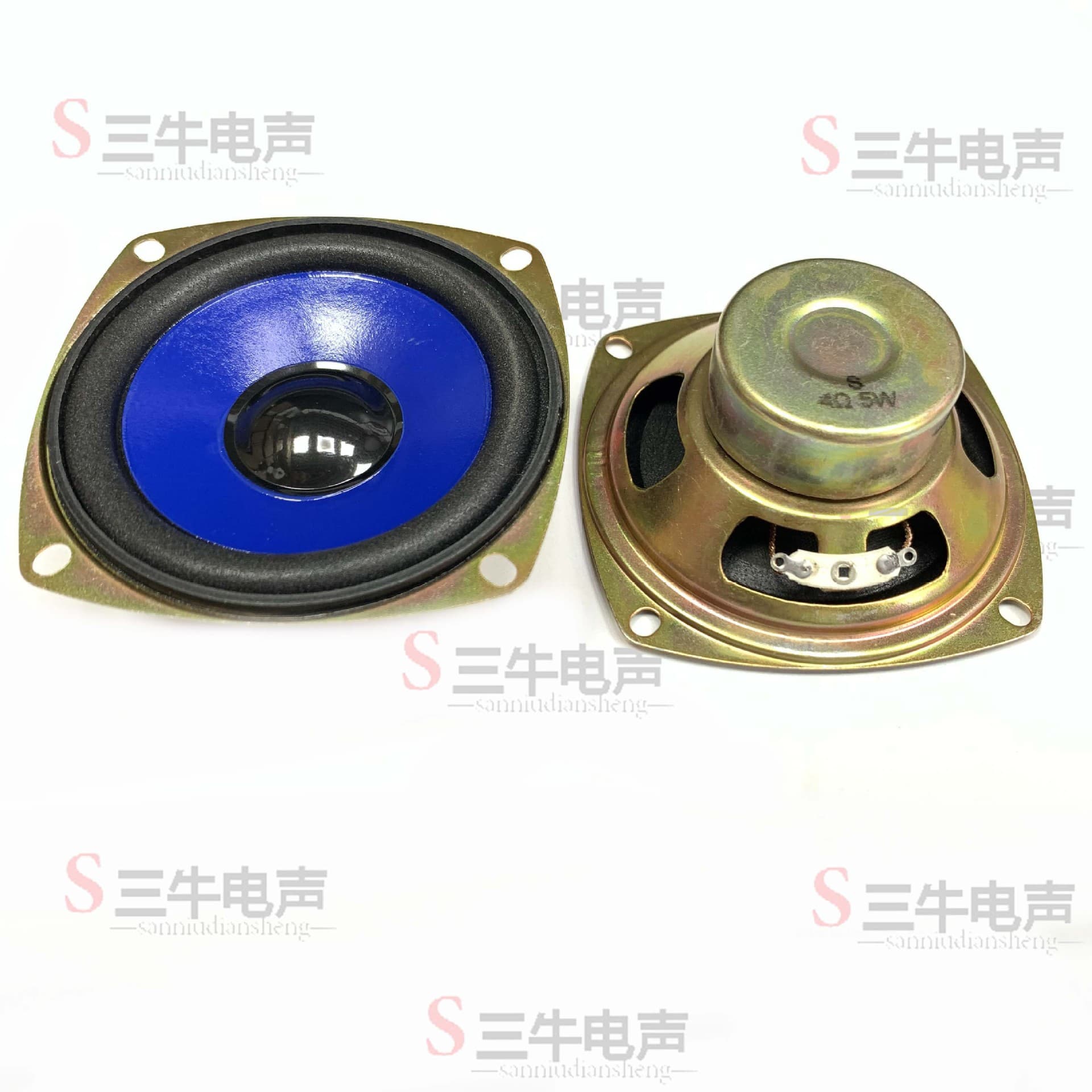 3-inch Speaker 77mm Iron Inner Magnet Speaker 8 Ohm 3W 8 Ohm R77mm Round Full Paper Full Range Speaker 3