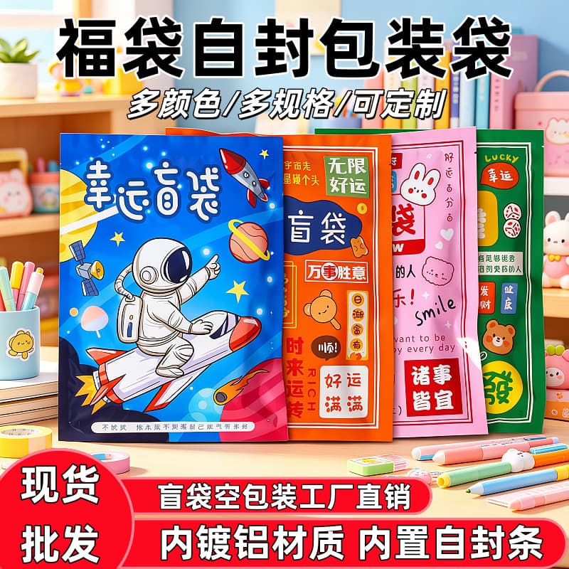 Surprise Stationery Gift Sealed Packaging Bag Blind Bag Empty Bag Lucky Gift Bag