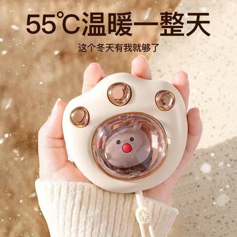 Cat Paw Hand Warmer USB Charging Portable Small Mini Student Handheld Gift for Girlfriend Self-heating Device
