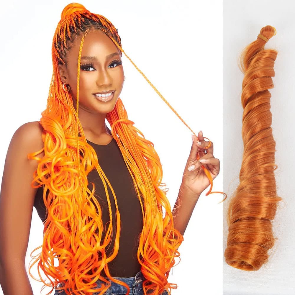 24inch French Curls Free Shipping Nigeria Hotsell Loose Wave