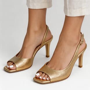 2026 New French Retro Silver Kitten Heel Fish Mouth Open Toe Sandals Women Summer High Heels Cross-Border Export