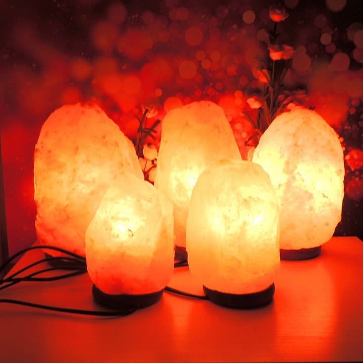 Factory stock, US, UK, EU standards, Himalayan natural crystal salt lamp