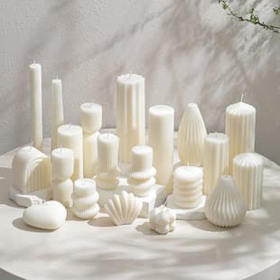 Cross-border Shaped Candle Light Luxury Nordic Style Scented Candle Premium Home Wedding Banquet Souvenir Candle